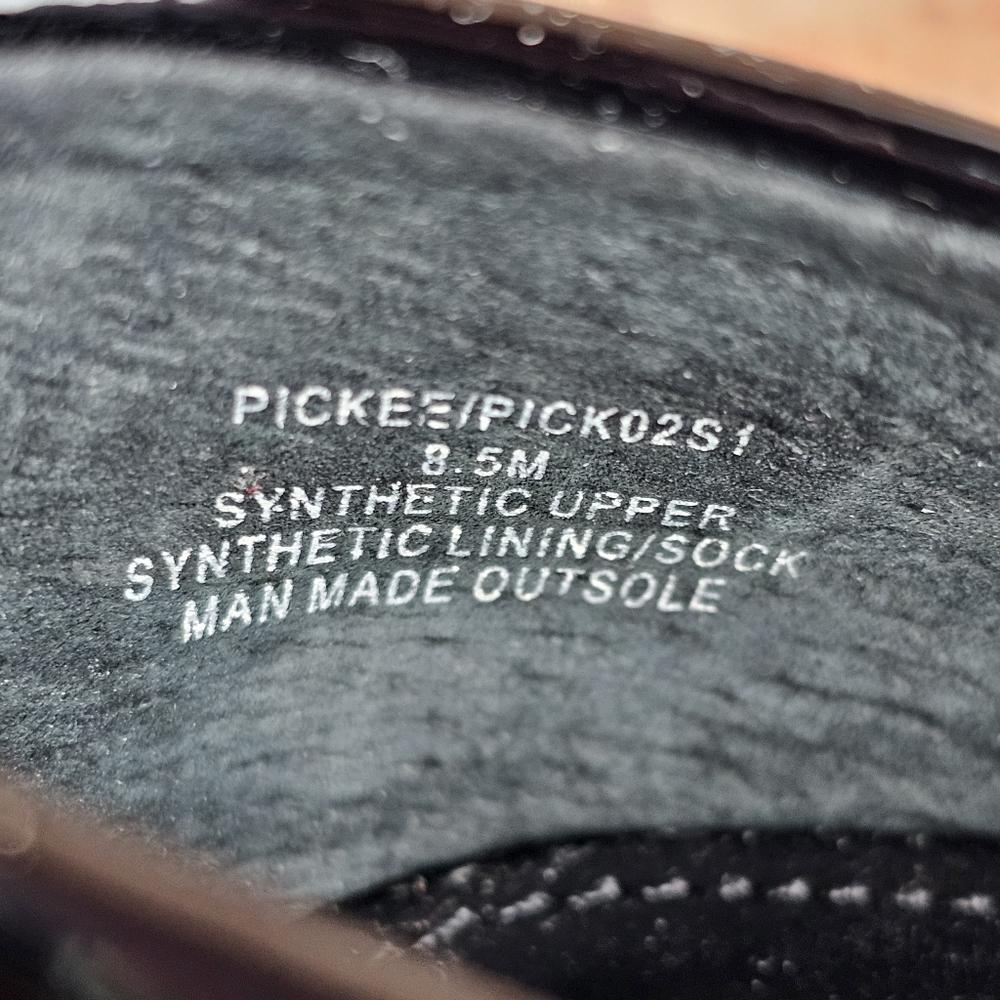 Steve Madden Black Patent Block Heel Pumps - Picture 11 of 12